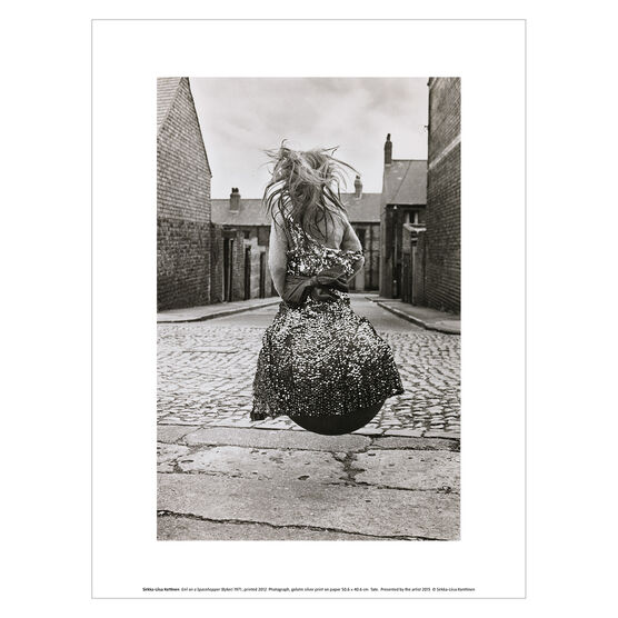 Sirkka-Liisa Konttinen Girl on a Spacehopper (Byker) art print